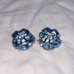 Cora stamped clip on earrings